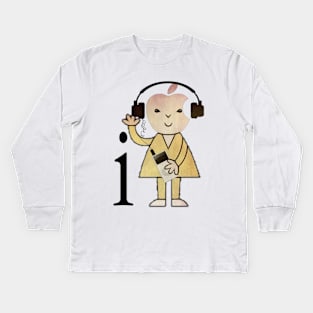 i Bod (ipod) Kids Long Sleeve T-Shirt